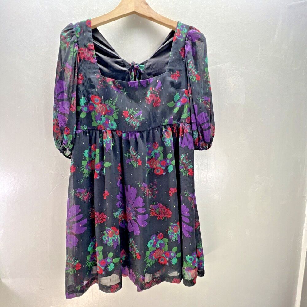 Modcloth Dress Women's Medium Shift Mini Floral Lined